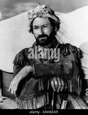 21 marzo 2006 - Arthur Hunnicutt, Davy Crockett, sul set del film "The Last Command", 1955 (Credit Image: © Glasshouse/ZUMA Wire) Foto Stock