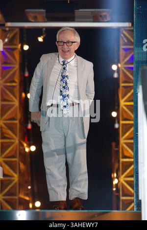 Leslie Jordan è il secondo ospite sfrattato dalla Celebrity Big Brother House a Borehamwood, Hertfordshire - 29 agosto 2014 Foto Stock