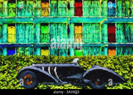 1930 Mercedes Benz SSK “Conte Trossi”. Foto Stock