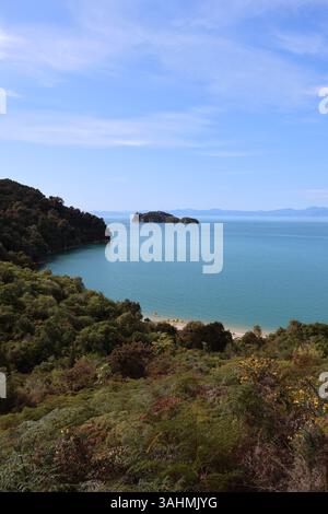 Escursioni nell'Abel Tasman. Foto Stock