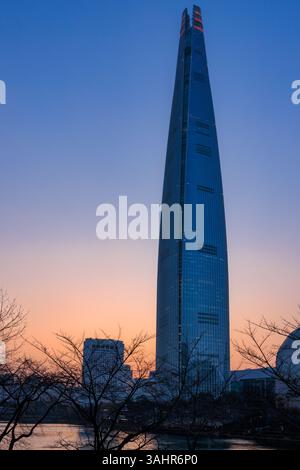Lotte World Tower, Seoul, Repubblica di Corea Foto Stock