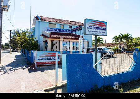 Cubacar, Cuba, auto Cubacar autonoleggio impresa in Cuba, Cuba noleggio auto impresa cubana, società di noleggio auto, Cuba autonoleggio Cuba, Cuba noleggio auto Cuba, Cuba auto Foto Stock