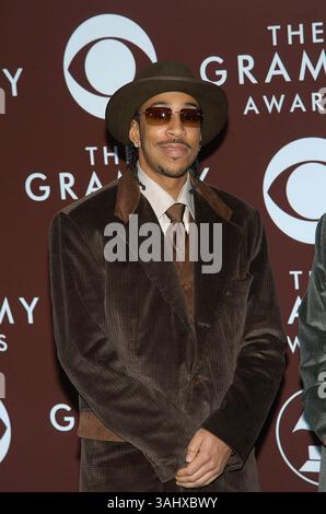 14 febbraio 2005 - Los Angeles, CA, Stati Uniti - 05 febbraio 2005 - Los Angeles, California - Ludacris. 47° Grammy Award annuale - arrivi. Foto: Jacqui Wong/AdMedia (immagine di credito: © Jacqui Wong/AdMedia via ZUMA Wire) Foto Stock