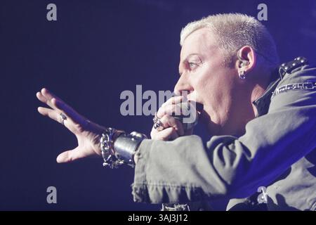 7 marzo 2006 - Berlino, Stati Uniti - il cantante H.P. Baxxter di SCOOTER live in concerto alla Columbia halle di Berlino il 07.03.2006...foto di Scherf/Face to Face./AdMedia (immagine di credito: © Scherf/AdMedia via ZUMA Wire) Foto Stock