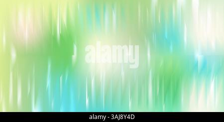 Sfondo distorsione vetro verde menta fresca, vettoriale Illustrazione Vettoriale