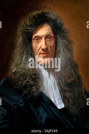 Medico francese assistente personale del re Luigi XIV di Francia di Jean Jouvenet 1644 - 1717 Francia francese, Louvre Parigi, Museo di Belle Arti, Francia, Foto Stock