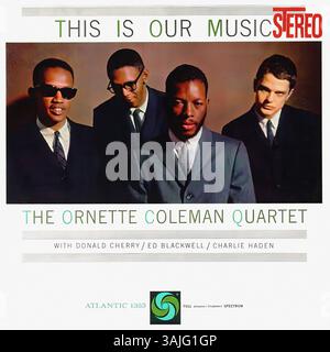 Ornette Coleman - This is Our Music - copertina da disco jazz d'epoca Foto Stock