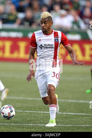 2 giugno 2017. San Jose Earthquakes centrocampista Anibal Godoy (30) durante la partita MLS tra i Visiting San Jose Earthquakes e i Portland Timbers a Providence Park, Portland, OREGON. Larry C. Lawson/CSM(immagine di credito: &Copy; Larry C. Lawson/CSM tramite cavo ZUMA) Foto Stock