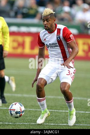 2 giugno 2017. San Jose Earthquakes centrocampista Anibal Godoy (30) durante la partita MLS tra i Visiting San Jose Earthquakes e i Portland Timbers a Providence Park, Portland, OREGON. Larry C. Lawson/CSM(immagine di credito: &Copy; Larry C. Lawson/CSM tramite cavo ZUMA) Foto Stock