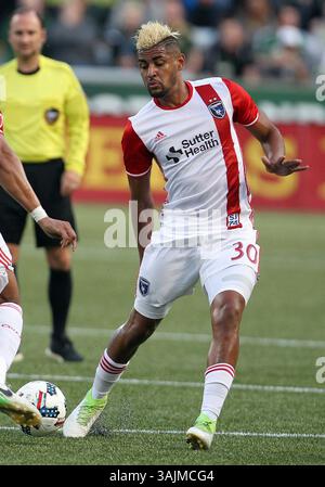 2 giugno 2017. San Jose Earthquakes centrocampista Anibal Godoy (30) durante la partita MLS tra i Visiting San Jose Earthquakes e i Portland Timbers a Providence Park, Portland, OREGON. Larry C. Lawson/CSM(immagine di credito: &Copy; Larry C. Lawson/CSM tramite cavo ZUMA) Foto Stock