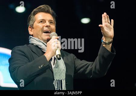 13 giugno 2017 - Tambov, regione di Tambov, Russia - cantante, attore e compositore pop tedesco, ex cantante solista della band discoteca ''Modern Talking'' Thomas Anders (Bernd Weidung ) al concerto di Tambov (immagine di credito: © Aleksei Sukhorukov via ZUMA Wire) Foto Stock
