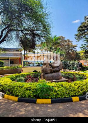 Il Museo Nazionale di Nairobi è stato girato alla luce del giorno Foto Stock