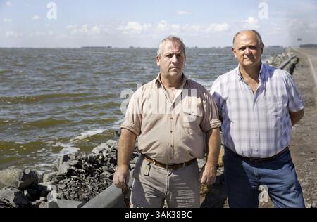 28 marzo 2017 - Buenos Aires, CABA, ARGENTINA - LAGUNA PICASA, RUTA NACIONAL 7..EN LOS ULTIMOS MESES se INCREMENTO NOTABLEMENTE LA EXTENSION DE LA LAGUNA..LIMITE ENTRE LA PROVINCIA DE BUENOS AIRES Y LA DE SANTA FE..FOTO DE Julian BONGIOVANNI.28/3/17.Inundacion de casco y campos (immagine di credito: © Julian Bongiovanni/la Nacion da/Gvia ZUMA/Press) Foto Stock