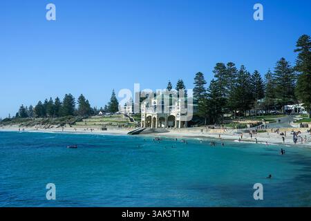 Spiaggia di Cottesloe vicino a Perth, Australia Occidentale. Foto Stock