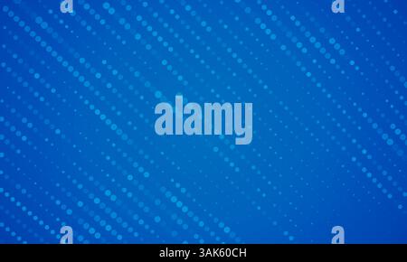 Layout vettoriale blu scuro con linee e punti piatti Illustrazione Vettoriale