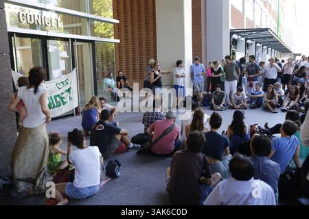 21 dicembre 2016 - Buenos Aires, BUENOS AIRES, ARGENTINA - TOMA DEL CONICET POR REDUCCION DE PRESUPUESTO EL 21 12 2016.FOTO: FABIAN MARELL (immagine di credito: © Fabian Marelli/la Nacion/GDA via ZUMA Press) Foto Stock