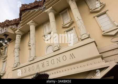 9 gennaio 2015 - Orlando, Florida, Stati Uniti d'America - parco a tema Wonderworks a Orlando, Florida. (Immagine di credito: © Richard Ellis via ZUMA Wire) Foto Stock