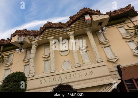 9 gennaio 2015 - Orlando, Florida, Stati Uniti d'America - parco a tema Wonderworks a Orlando, Florida. (Immagine di credito: © Richard Ellis via ZUMA Wire) Foto Stock