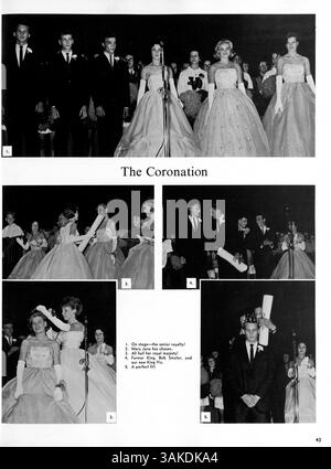 "Tradewind 64" è l'annuario professionale del 1964 che documenta l'anno accademico 1963-1964, con studenti, insegnanti e attività extracurriculari della Blake High School. Foto Stock