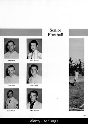 L'annuario "Tradewind" del 1964 documenta gli studenti, gli insegnanti, l'atletica e le attività scolastiche dell'anno scolastico 1963-1964, con un'enfasi sulla storia afroamericana e il coinvolgimento della comunità. Foto Stock