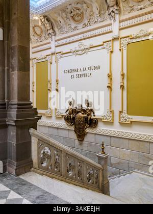 Municipio, interno, città di Puebla, Stato di Puebla, Messico Foto Stock