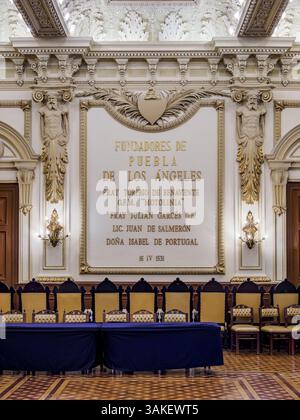 Municipio, interno, città di Puebla, Stato di Puebla, Messico Foto Stock