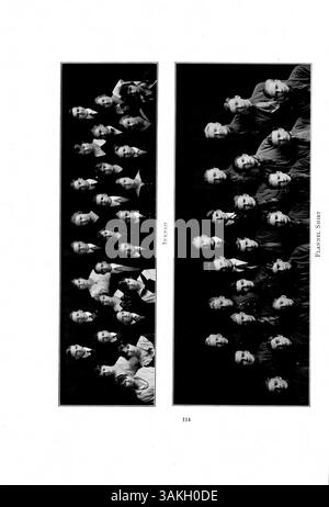 L'annuario Liberty Tiger del 1918 della South High School cattura i momenti chiave dell'anno scolastico 1917-1918, tra cui atletica, ritratti di studenti, club e storia afroamericana. Foto Stock