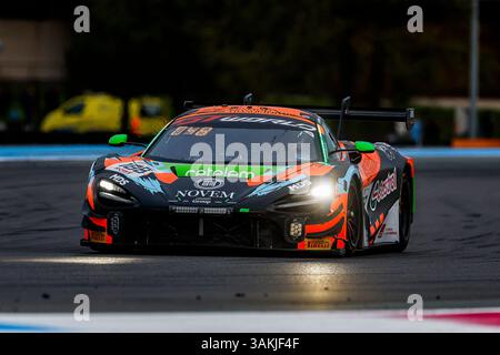 188 Miguel RAMOS (POR), Thomas FLEMING (GBR), Guilherme OLIVEIRA (POR), Garage 59 Group, McLaren 720S GT3 EVO, azione durante la 6 ore di Paul Ricard 2025, 1° round del GT World Challenge Europe Endurance Cup 2025, dall'11 al 13 aprile 2025 sul circuito Paul Ricard, a le Castellet, Francia - Photo Grégory Lenormand/DPPI Credit: DPPI News Live/Alamy Foto Stock