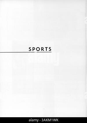 L'edizione 1955 dell'annuario della Blake High School, "Call o' Pan", mette in evidenza gli studenti, gli insegnanti, gli sport, i club e gli eventi significativi dell'anno accademico 1954-1955. Foto Stock