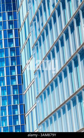 Dettagli di alti edifici di uffici Foto Stock