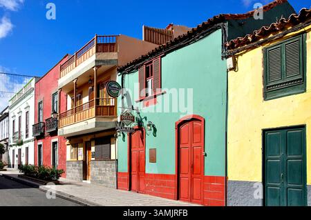 Case coloniali, San Francisco, Telde, Telde comune, Gran Canaria Isole Canarie Spagna Foto Stock