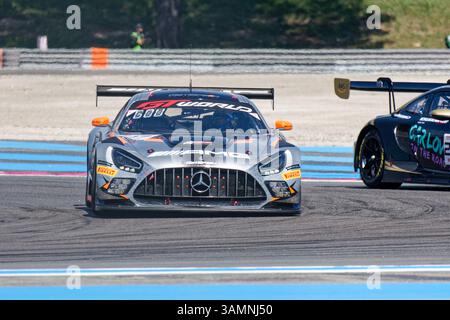 GT World Challenge 2025 al circuito Paul Ricard, Castellet, FRANCIA, 12/04/2025 Florent 'MrCrash' B.. Foto Stock