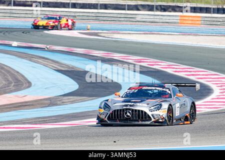 GT World Challenge 2025 al circuito Paul Ricard, Castellet, FRANCIA, 12/04/2025 Florent 'MrCrash' B.. Foto Stock