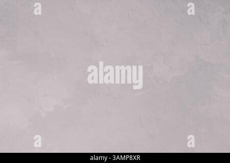 Parete in gesso in calcestruzzo grigio testurizzato con superficie ruvida sottile per uso su sfondo o design Foto Stock
