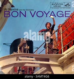 Al Nevins - Bon Voyage - copertina in vinile vintage Foto Stock