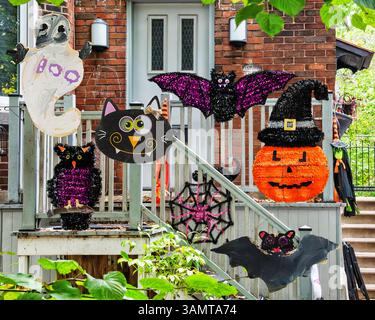 Decorazioni di Halloween - varie Foto Stock