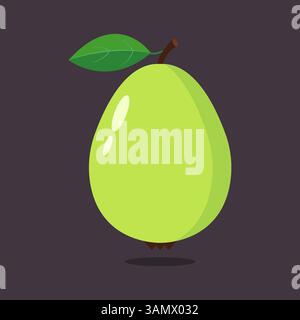 Frutta tropicale estiva per uno stile di vita sano Illustrazione Vettoriale