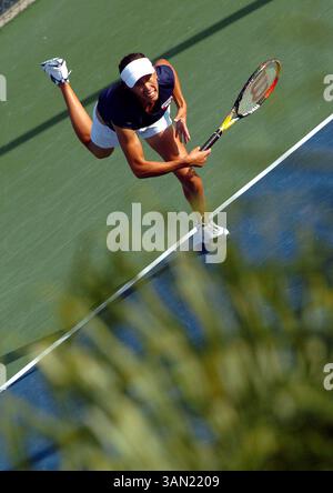4 agosto 2005: Janet Lee degli Stati Uniti in doppia azione durante l'Acura Classic al la Costa Resort and Spa On a Carlsbad, California. (Immagine di credito: © John Green/Cal Sport Media) Foto Stock