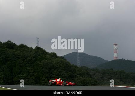 Felipe massa (BRA) Ferrari F2008 . Campionato del mondo di Formula uno, Rd16, Gran Premio del Giappone, giornata delle qualifiche, circuito Fuji, sabato 11 ottobre 2008. Foto Stock