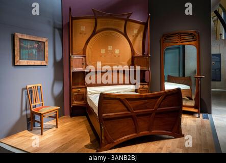 Francia, Parigi, galleria d'arte del Musee d'Orsay, 1899 camere in stile Art Nouveau, di Victor Horta dell'Hotel Aubecq Foto Stock
