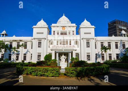 Sri Lanka, Provincia del Nord, Jaffna, la biblioteca municipale ricostruita dopo la guerra Foto Stock