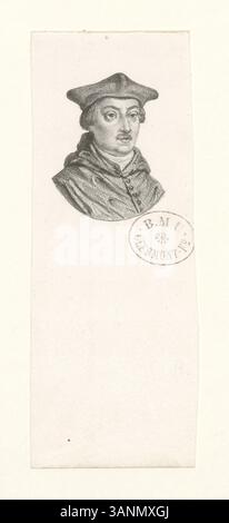 Una litografia della collezione Boyer di Antoine Duprat, creata da Ambroise Tardieu. La stampa ritrae questa storica figura francese. Foto Stock