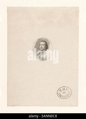 Litografia stampata dalla collezione Boyer raffigurante Jean-Baptiste Massillon, un leader religioso e predicatore francese. Foto Stock
