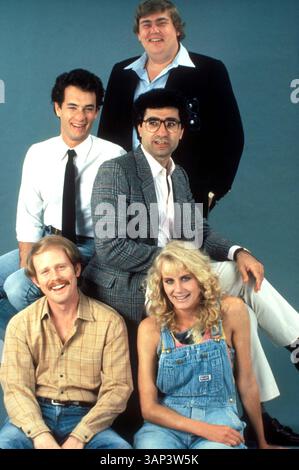 1 GENNAIO 2011 - DARYL HANNAH IN ''SPLASH'' CON TOM HANKS, RON HOWARD (DIRETTORE) EUGENE LEVY E JOHN CANDY. Â©FORNITO DA 1984.N3137(immagine di credito: © Globe Photos/ZUMAPRESS.com) Foto Stock
