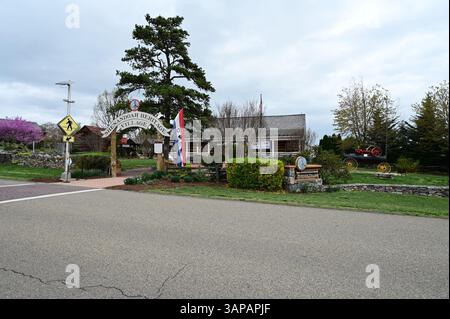 Shenandoah Heritage Village in Virginia. Foto Stock