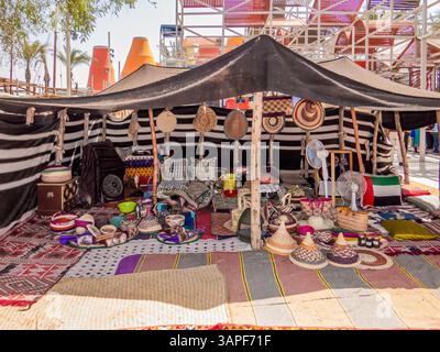 DUBAI, EMIRATI ARABI UNITI. Sameem - la storia del padiglione Cultura all'Expo 2020 di Dubai, Emirati Arabi Uniti. Foto Stock