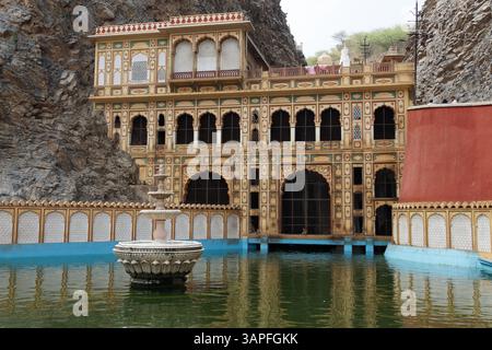 Zanana Kund, Galta Ji Temple, Jaipur, Rajasthan, India, Asia Foto Stock