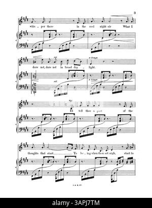 La cover di spartiti per "To the Queen of My Heart", eseguita da Miss Louise Phillips e Mr. Herbert Thorndike. È identificato come numero 2 in e, con il numero di targa P. & H. 117, incluso un album di canzoni pubblicato da Pitt & Hatzfeld sulla copertina posteriore. Foto Stock