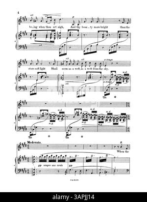 La cover di "To the Queen of My Heart", con esibizioni vocali di Louise Phillips e Herbert Thorndike. È catalogato come N. 2 in e, con numero di targa P. & H. 117. The Back contiene un album di canzoni di Pitt & Hatzfeld. Foto Stock