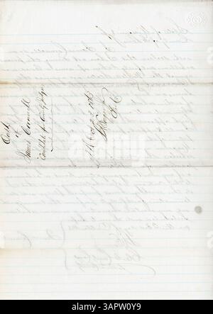 James Cornwell giurò fedeltà al governo degli Stati Uniti e allo Stato del Missouri durante il periodo della guerra civile. Foto Stock